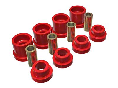 Energy Suspension 95-98 Nissan 240SX S14 Red Rear Subframe Insert - 7.1117R