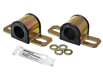 Energy Suspension Universal Black 25mm Non-Greaseable Sway Bar Bushings - 9.5110G