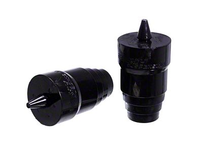 Energy Suspension Tailgate Spare Tire Bumper Set - Black - 2.9105G