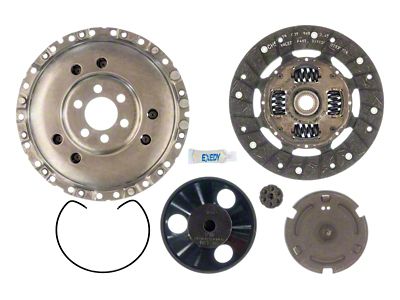 Exedy OE 1985-1993 Volkswagen Cabriolet L4 Clutch Kit - 17012
