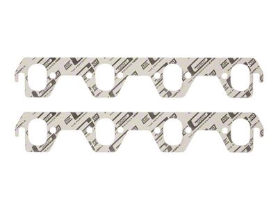 Mr. Gasket Exhaust Gasket Set; Oval Port Shape; Port Dimensions W-1.25 in. x H-1.75 in.; - 264G