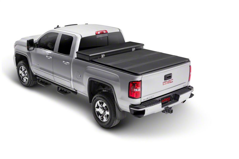 thumbnail image 2 of 6.5FT 4-Fold Soft Tonneau Cover For 2007-2013 GMC Sierra 1500 & Chevy Silverado 2 of 4