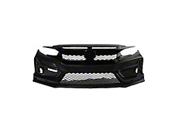 JDM Type-R Conversion Front Bumper; Unpainted (20-21 Civic)