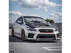 Clip-On Side Vent Window Visors; Smoke Tinted (15-17 WRX)