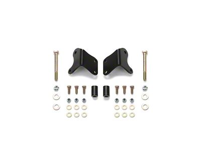 Fabtech 07-18 Jeep JK 4WD Front Lower Shock Mount Relocation - FTS24141