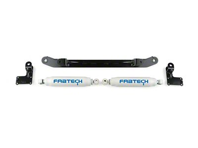 Fabtech 07-14 GM C/K1500 2WD/4WD Dual Steering Stabilizer System w/Perf. - FTS21044BK