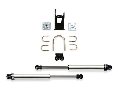Fabtech 05-21 Ford F250/350 4WD Dual Steering Stabilizer System Opposing - FTS220512