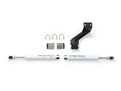 Fabtech 14-18 Ram 2500/3500 4WD Dual Steering Stabilizer System w/Perf. - FTS23060