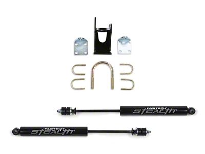 Fabtech 05-21 Ford F250/350 4WD Dual Stealth Steering Stabilizer Kit - FTS8046