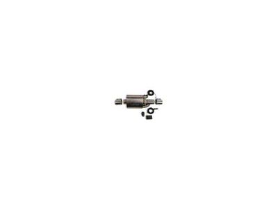 Fabspeed Motorsport Single Valved Center/Center Muffler; 2.50-Inch Inlet/2.50-Inch Outlet (Universal; Some Adaptation May Be Required)