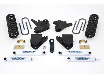Fabtech 01-04 Ford F250/350 2WD 6in Basic Sys w/Perf Shks - K2100