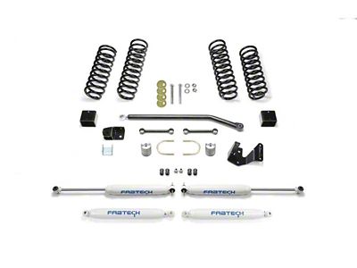 Fabtech 07-18 Jeep JK 4-Door 3in Sport Ii w/Perf Shocks - K4086