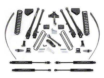 Fabtech 08-16 Ford F250 4WD w/Factory Overload 8in 4Link Sys - K2126M