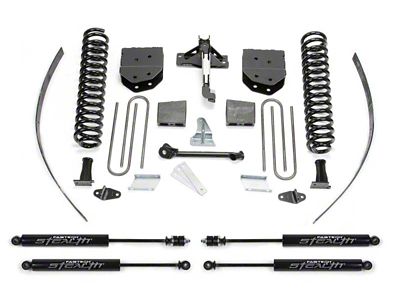 Fabtech 08-16 Ford F250 4WD w/Overload 8in Basic System w/Stealth Shocks