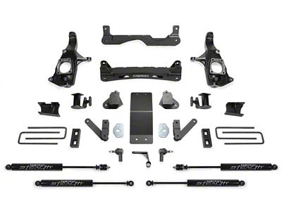 Fabtech 11-19 3500HD 2WD/4WD 4in Basic Sys w/Stealth Shks - K1123M