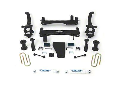 Fabtech 14-17 Nissan Titan 4WD 6in Basic Sys w/Perf Shks - K6008