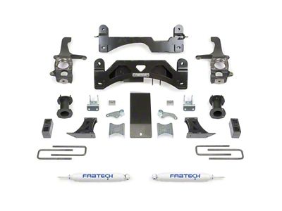 Fabtech 16-21 Toyota Tundra 2WD/4WD 6in Basic Sys w/C/O Spacers - K7054