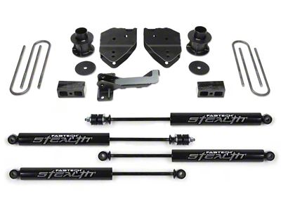 Fabtech 17-21 Ford F250/F350 4WD 4in Budget Sys w/Stealth - K2213M
