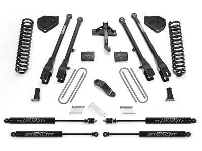 Fabtech 17-21 Ford F250/F350 4WD Gas 4in 4Link Sys w/Coils - K2254M