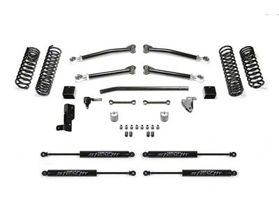Fabtech 18-21 Jeep JL 4WD 4-Door 3in Trail w/Stealth - K4117M