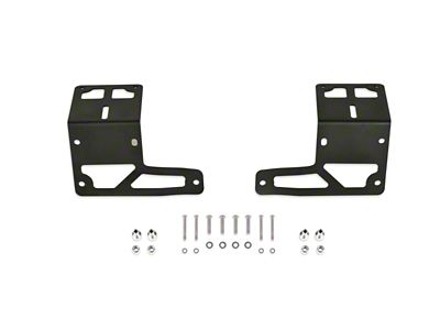 Fabtech 18-21 Jeep JL/JT Light Bracket Kit Non-Adjustable - FTS24269