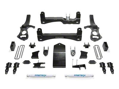 Fabtech 19-21 GM K1500 P/U 6in Basic Sys w/Perf Shks - K1132