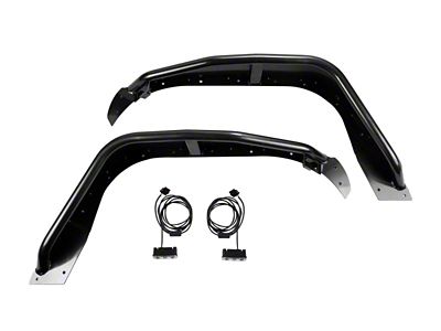 Fabtech 18-21 Jeep JL 4WD Front Steel Tube Fenders - FTS24212