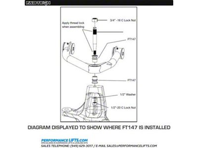 Fabtech HD Misalignment Spacer - FT147