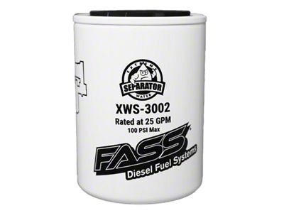 FASS Hydroglass Titanium Signature Series Extreme Water Separator XWS-3002 - XWS3002
