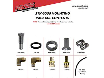 FASS Diesel Fuel Bulkhead and Viton Suction Tube