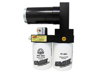 FASS Class 8 290gph/16-18psi Titanium Signature Series Fuel Air Separation - TSUIM290G