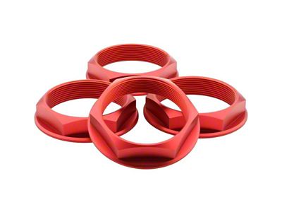 Fifteen52 Super Touring Chicane/Podium Hex Nut Set of Four - 52-ST-NUT-RED-SET