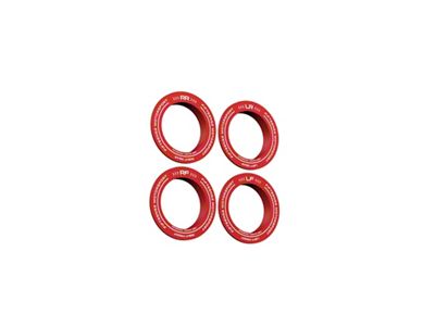 Fifteen52 Holeshot RSR Center Ring - Corner Designation Set of - 52-RSRRING-RED-CD-SET