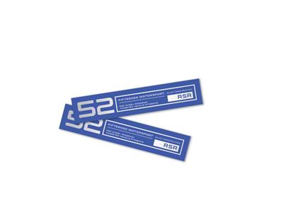 Fifteen52 Holeshot RSR Wheel Lip Decal Set of Four - 52-RSR-LIPDECAL-BLUE-SET