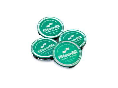 Fifteen52 Super Touring Chicane/Podium Center Cap Set of Four - 52-ST-CAP-GREEN-SET
