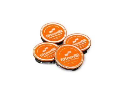 Fifteen52 Super Touring Chicane/Podium Center Cap Set of Four - 52-ST-CAP-ORANGE-SET