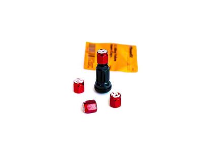Fifteen52 Valve Stem Cap Set - Red - 4 Pieces - 52-VALVE-PACK-RED