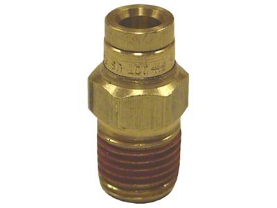 Firestone Male Connector 1/4in. NPT To 1/4in. PTC Straight Brass - 3046