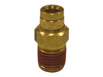 Firestone Male Connector 3/8in. Push-Lock x 1/4in. NPT Brass Air