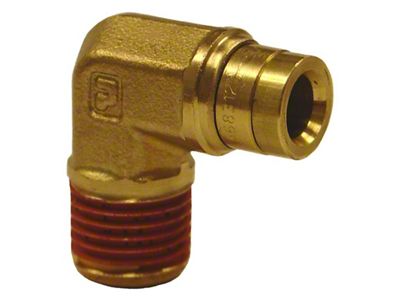 Firestone 1/4in. Push-Lock x 1/8in. NPT 90 Degree Elbow - 3128