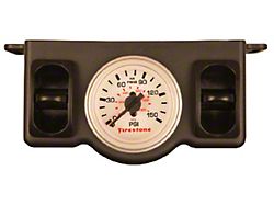 Firestone Pneumatic Dual Pressure Gauge - White Plastic WR17602574 - 2574