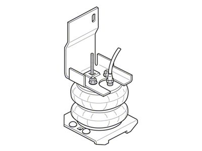 Firestone Ride-Rite Air Helper Spring Kit Rear 92-16 Ford E350 - 2061