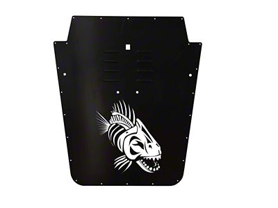 Fishbone Offroad 07-12 Jeep Wrangler JK Hood Louver - Black - FB31133