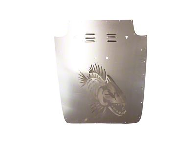 Fishbone Offroad 07-12 Jeep Wrangler JK Hood Louver Raw Unpainted - FB31126