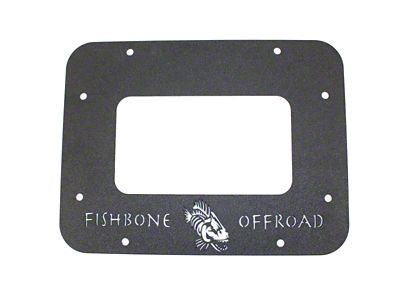 Fishbone Offroad 07-18 Jeep Wrangler JK Aluminum Tailgate Plate - FB31042