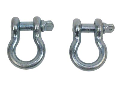 Fishbone Offroad D Ring 3/4In Zinc 2 Piece Set - FB21037