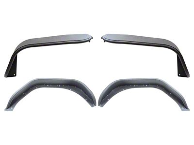 Fishbone Offroad JL/JT Front Steel Tube Fenders - FB23208F