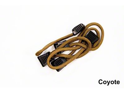 Fishbone Offroad Paracord Zipper Pulls 5 Pcs Coyote - FB51279-C
