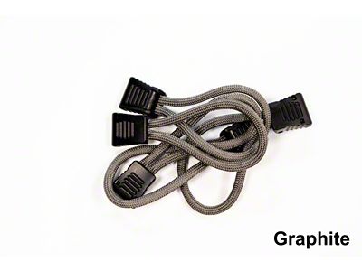 Fishbone Offroad Paracord Zipper Pulls 5 Pcs Graphite - FB51279-G