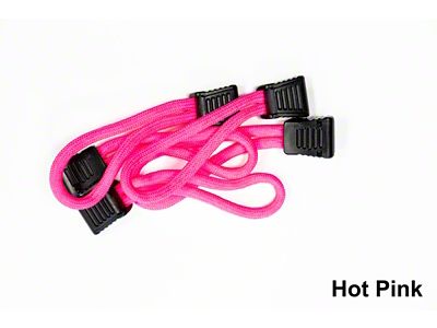 Fishbone Offroad Paracord Zipper Pulls 5 Pcs Hot Pink - FB51279-P